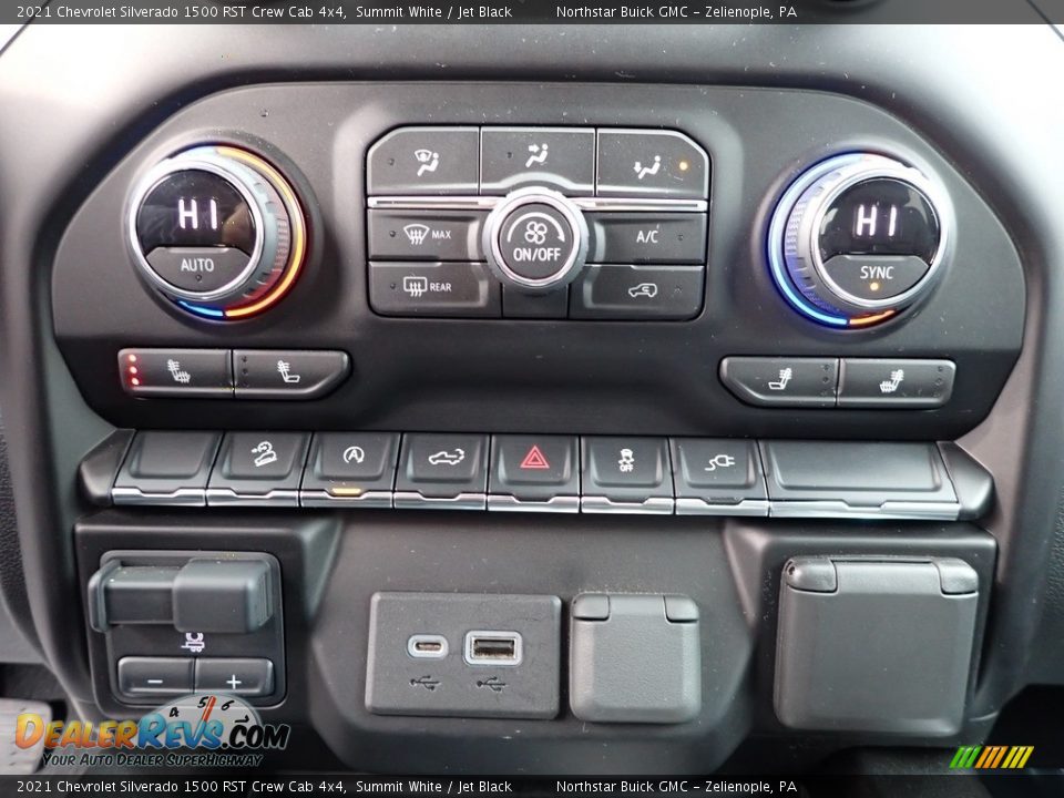 Controls of 2021 Chevrolet Silverado 1500 RST Crew Cab 4x4 Photo #26