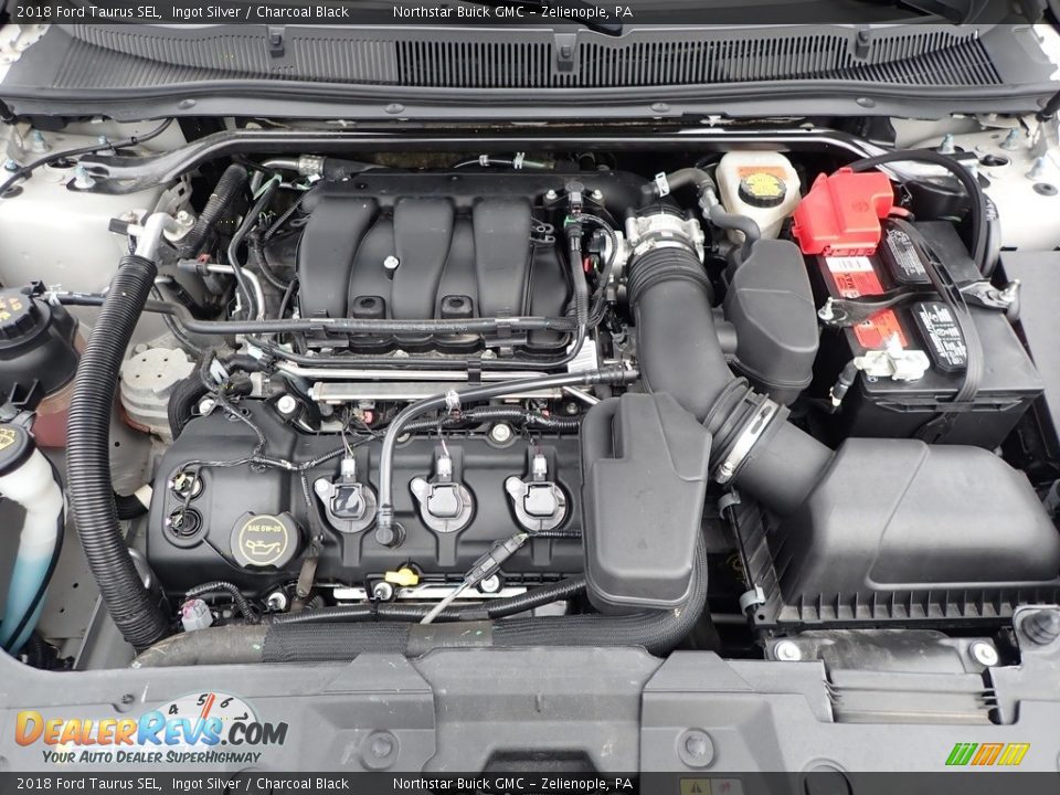 2018 Ford Taurus SEL Ingot Silver / Charcoal Black Photo #2