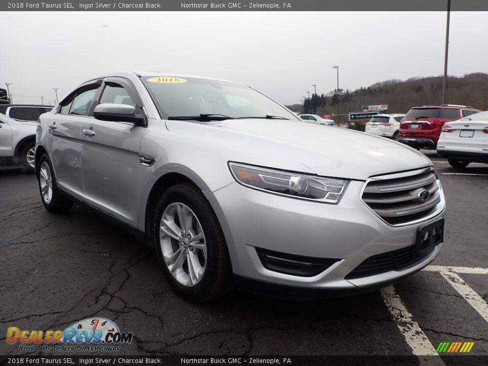 2018 Ford Taurus SEL Ingot Silver / Charcoal Black Photo #4