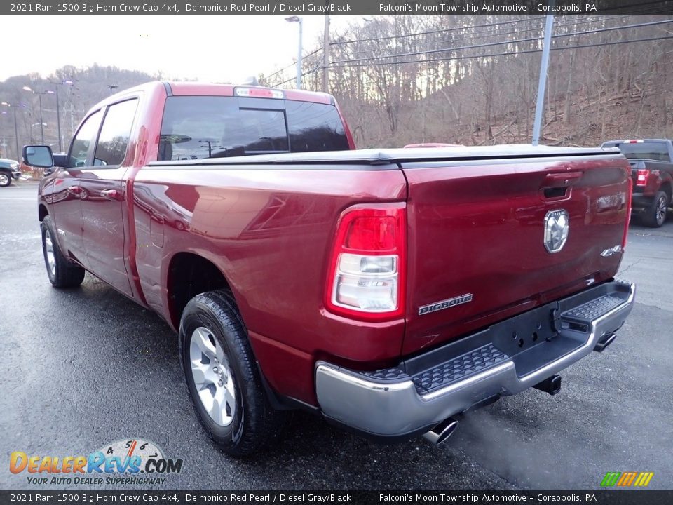 2021 Ram 1500 Big Horn Crew Cab 4x4 Delmonico Red Pearl / Diesel Gray/Black Photo #4