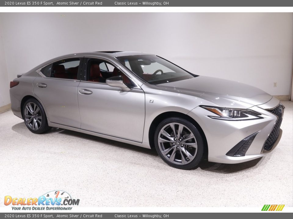 2020 Lexus ES 350 F Sport Atomic Silver / Circuit Red Photo #1