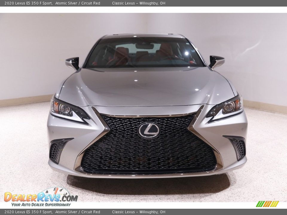 2020 Lexus ES 350 F Sport Atomic Silver / Circuit Red Photo #2