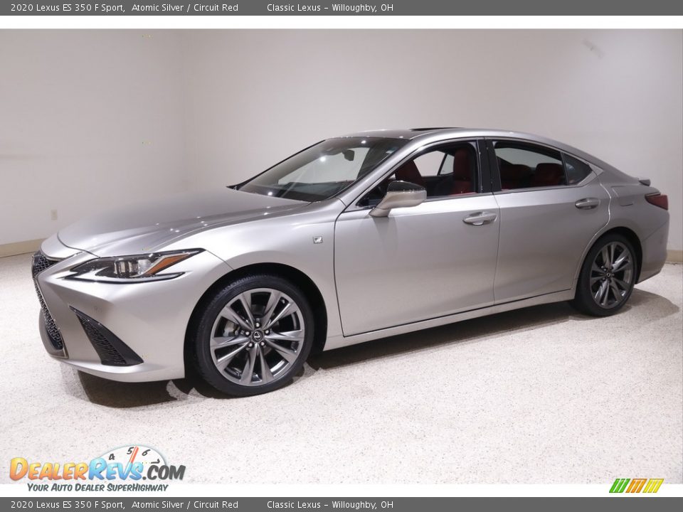 2020 Lexus ES 350 F Sport Atomic Silver / Circuit Red Photo #3