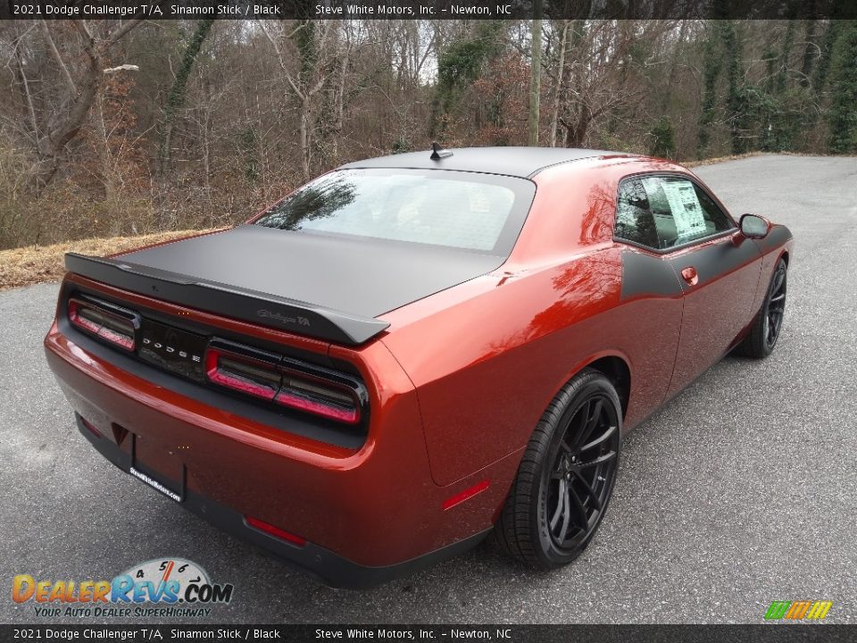 2021 Dodge Challenger T/A Sinamon Stick / Black Photo #6