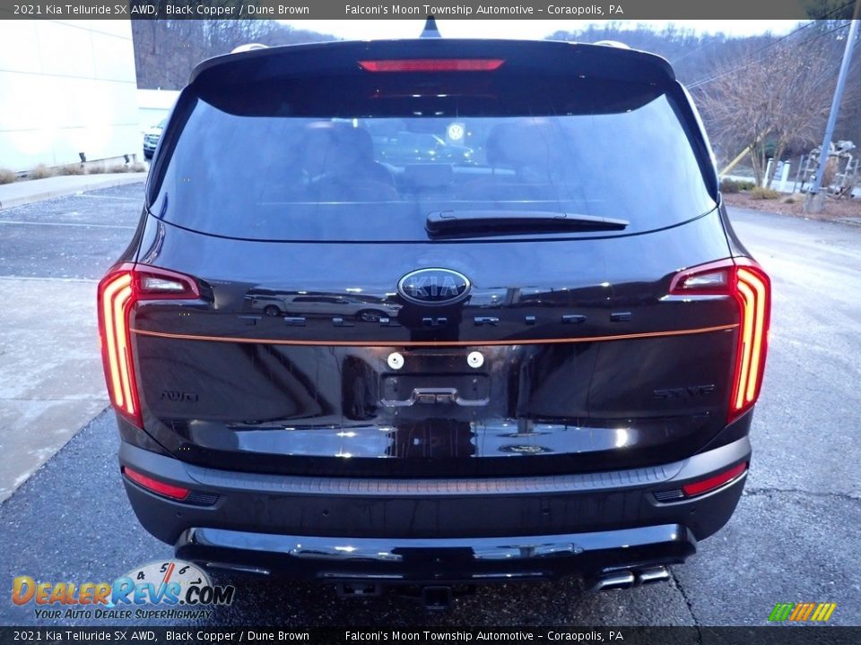 2021 Kia Telluride SX AWD Black Copper / Dune Brown Photo #3