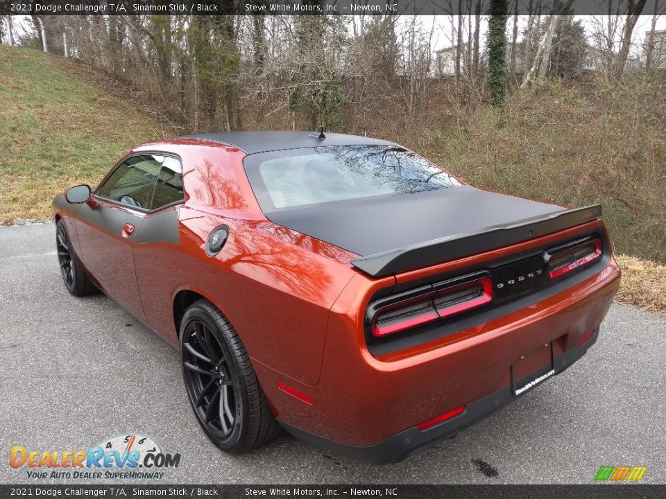 2021 Dodge Challenger T/A Sinamon Stick / Black Photo #8