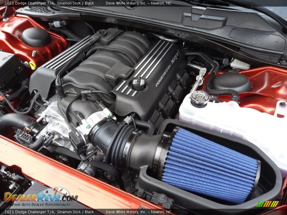 2021 Dodge Challenger T/A 392 SRT 6.4 Liter HEMI OHV-16 Valve VVT MDS V8 Engine Photo #9