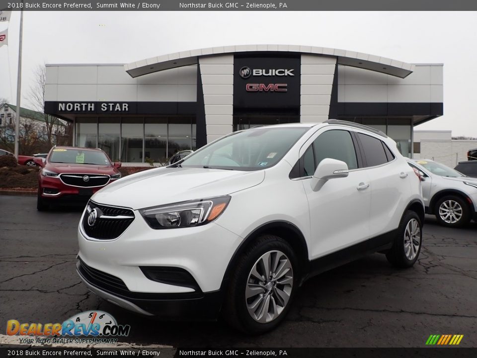 2018 Buick Encore Preferred Summit White / Ebony Photo #1