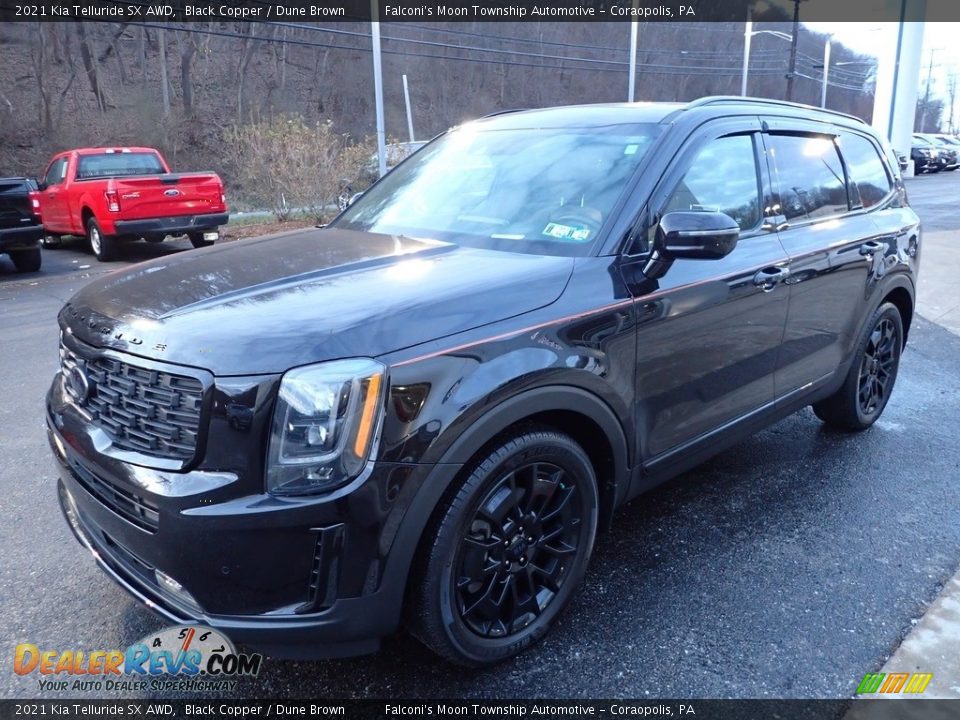 2021 Kia Telluride SX AWD Black Copper / Dune Brown Photo #7