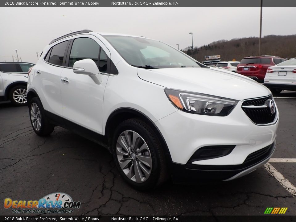 2018 Buick Encore Preferred Summit White / Ebony Photo #4