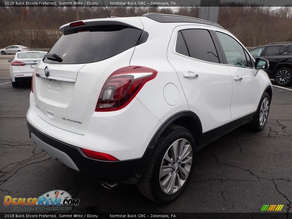 2018 Buick Encore Preferred Summit White / Ebony Photo #9