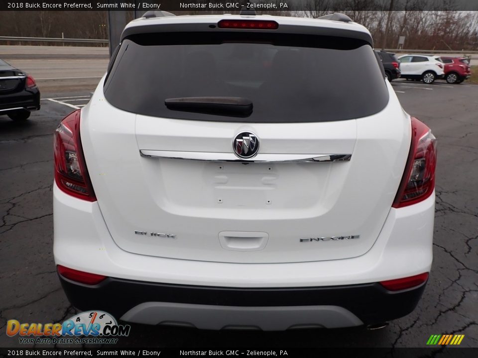 2018 Buick Encore Preferred Summit White / Ebony Photo #10