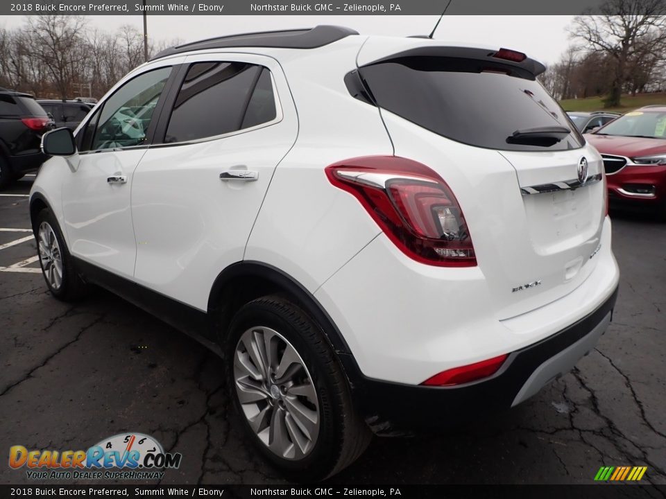 2018 Buick Encore Preferred Summit White / Ebony Photo #12