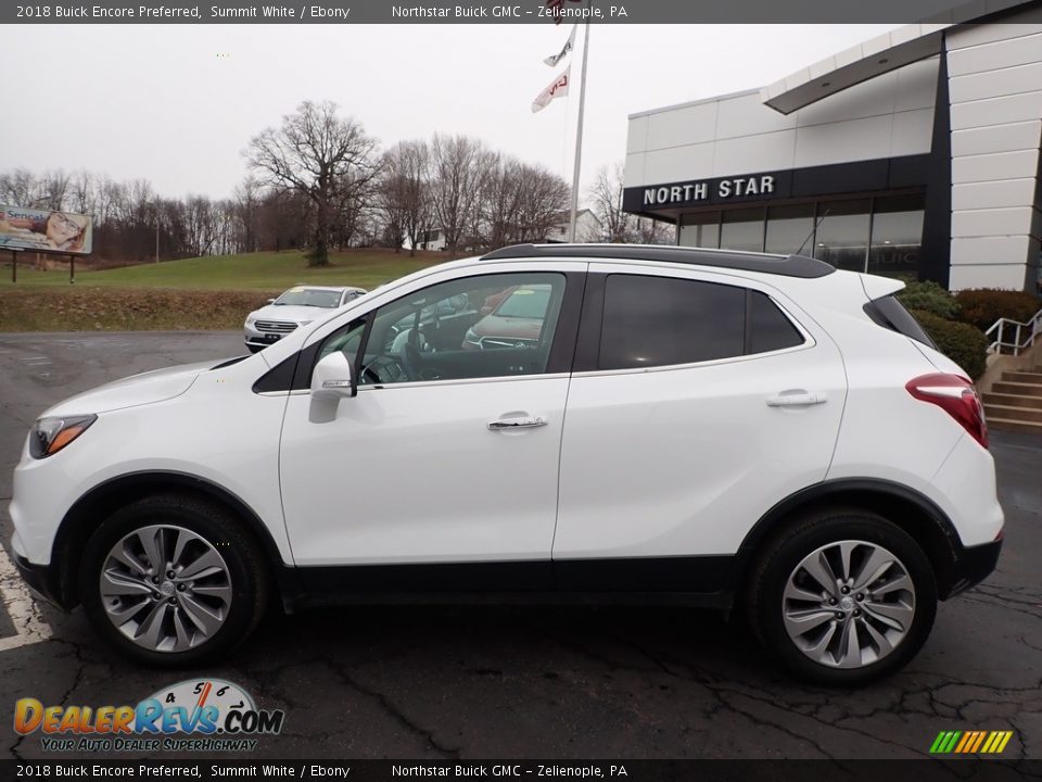 2018 Buick Encore Preferred Summit White / Ebony Photo #13