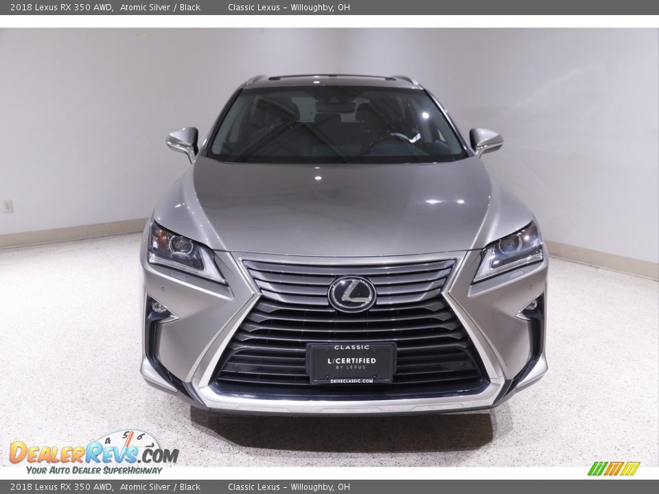 2018 Lexus RX 350 AWD Atomic Silver / Black Photo #2