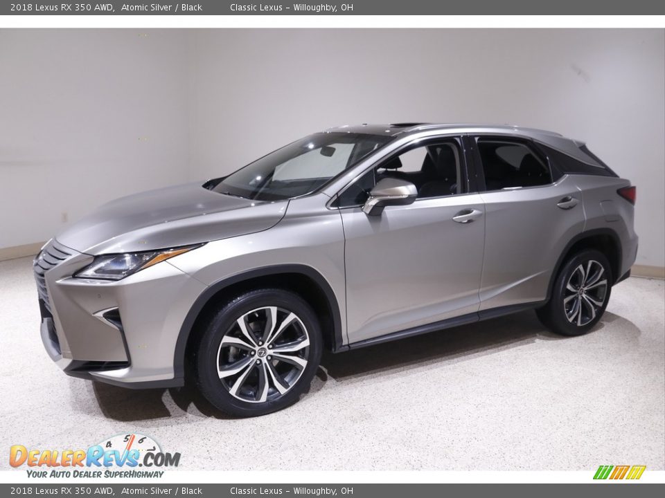 2018 Lexus RX 350 AWD Atomic Silver / Black Photo #3