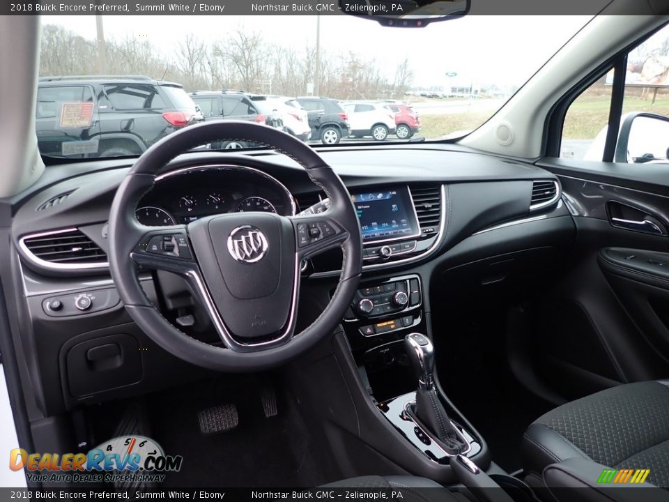 2018 Buick Encore Preferred Summit White / Ebony Photo #18