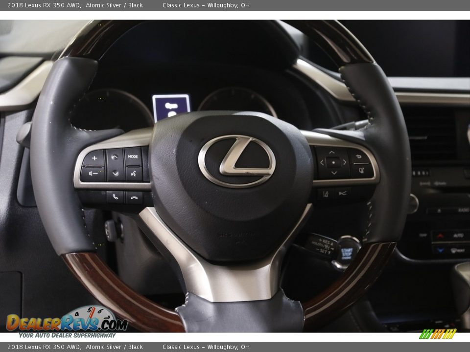 2018 Lexus RX 350 AWD Atomic Silver / Black Photo #7