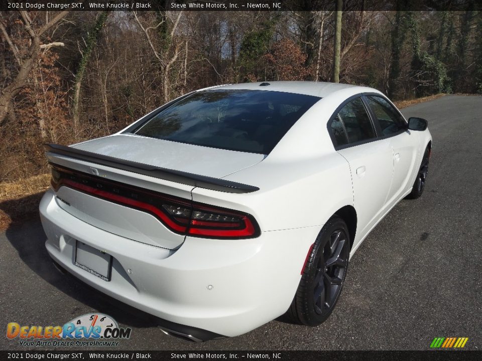 2021 Dodge Charger SXT White Knuckle / Black Photo #6