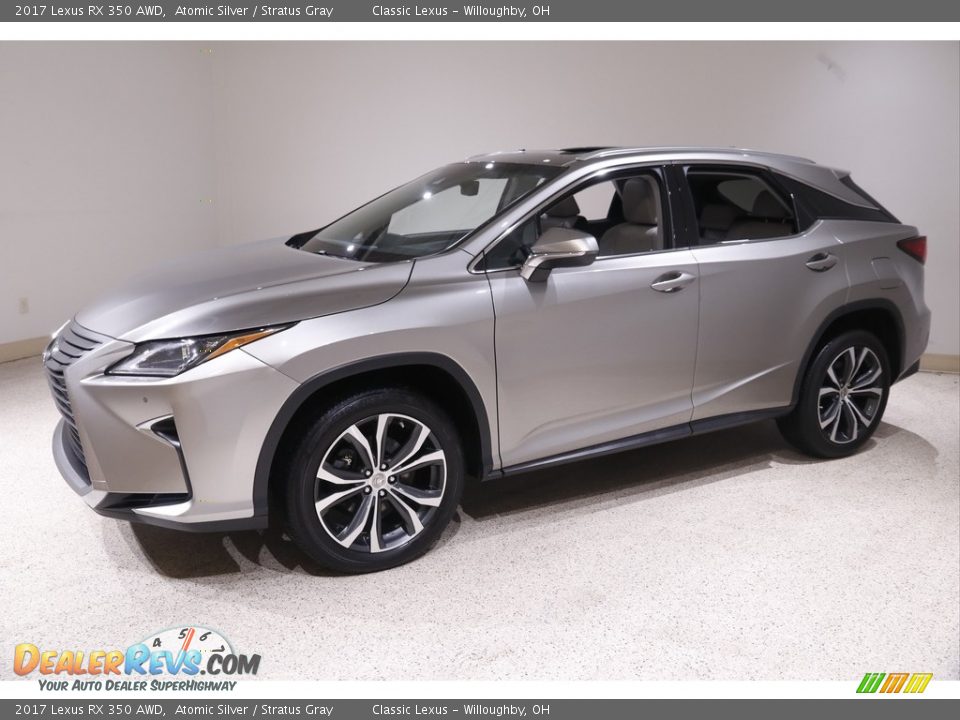 2017 Lexus RX 350 AWD Atomic Silver / Stratus Gray Photo #3