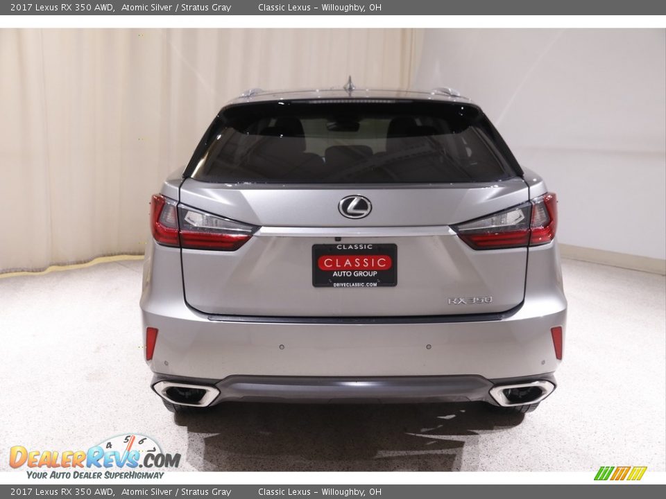 2017 Lexus RX 350 AWD Atomic Silver / Stratus Gray Photo #21