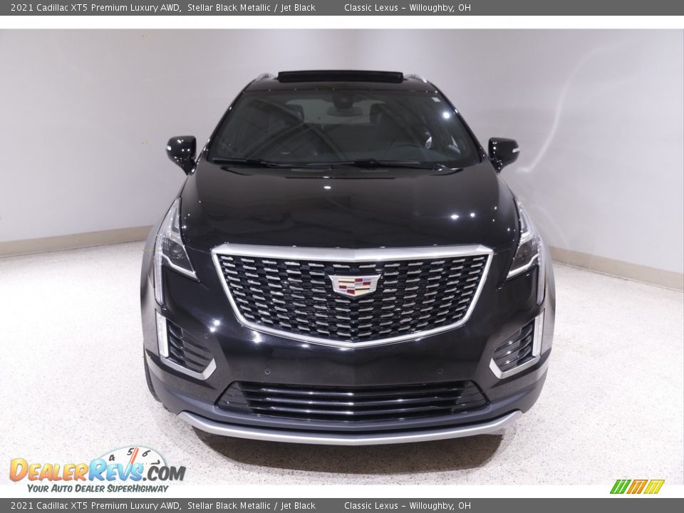 2021 Cadillac XT5 Premium Luxury AWD Stellar Black Metallic / Jet Black Photo #2