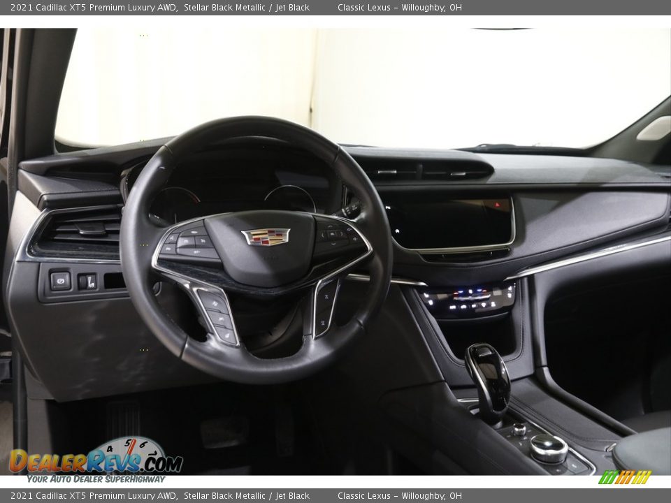 2021 Cadillac XT5 Premium Luxury AWD Stellar Black Metallic / Jet Black Photo #6