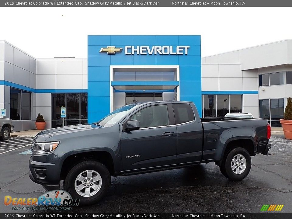 2019 Chevrolet Colorado WT Extended Cab Shadow Gray Metallic / Jet Black/Dark Ash Photo #1