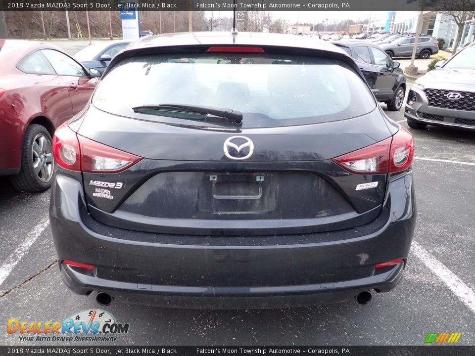 2018 Mazda MAZDA3 Sport 5 Door Jet Black Mica / Black Photo #3