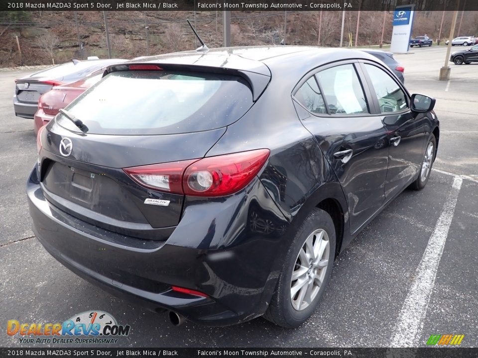 2018 Mazda MAZDA3 Sport 5 Door Jet Black Mica / Black Photo #4