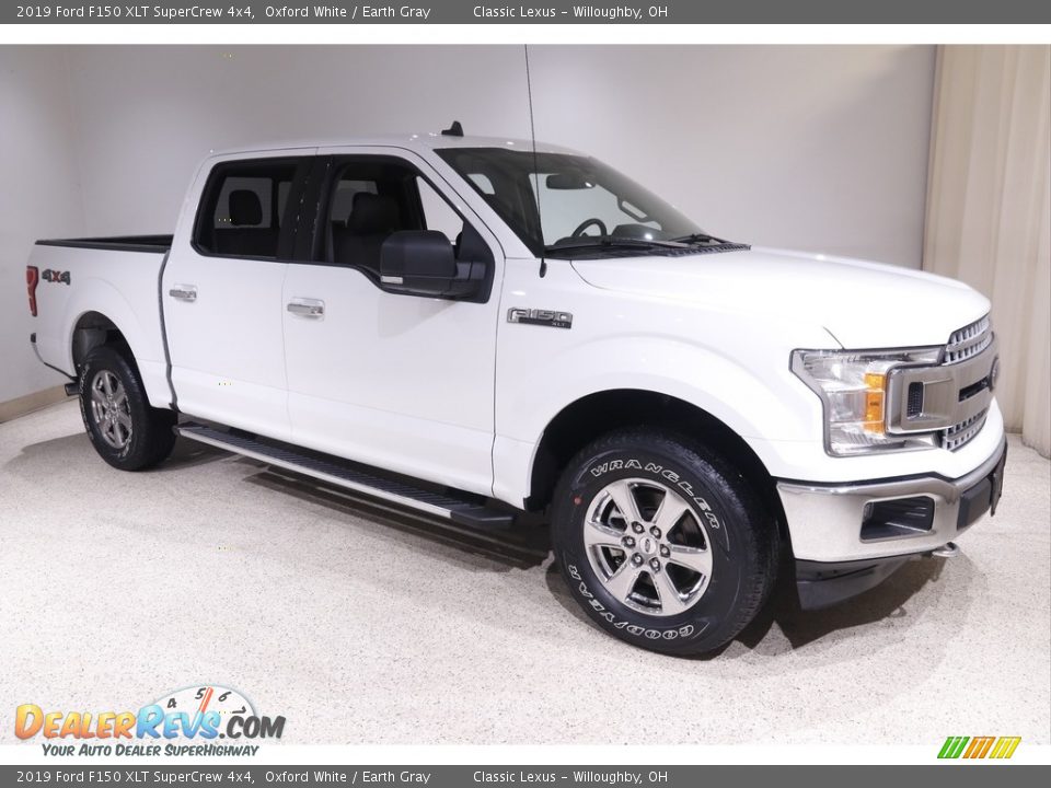 2019 Ford F150 XLT SuperCrew 4x4 Oxford White / Earth Gray Photo #1