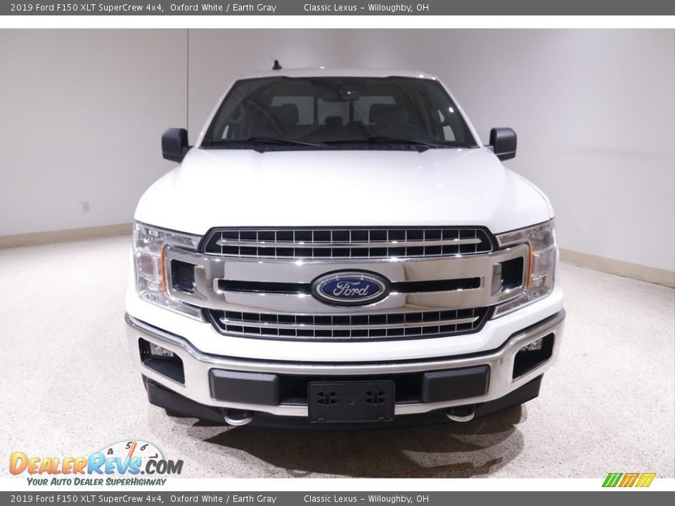 2019 Ford F150 XLT SuperCrew 4x4 Oxford White / Earth Gray Photo #2