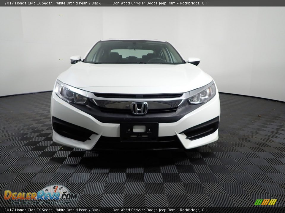 2017 Honda Civic EX Sedan White Orchid Pearl / Black Photo #6