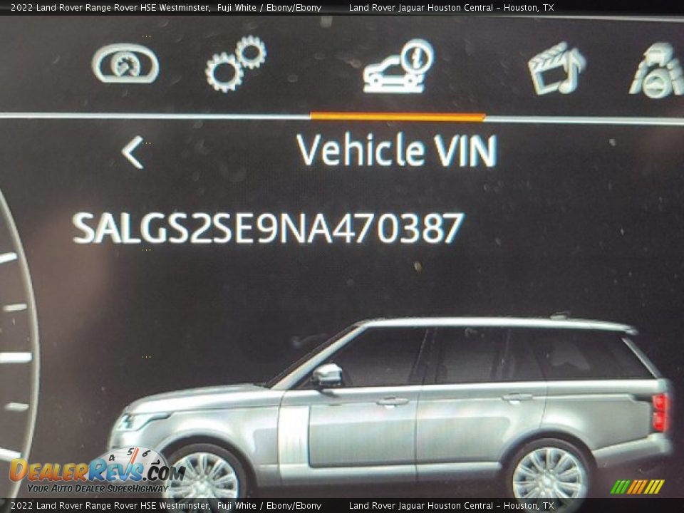 2022 Land Rover Range Rover HSE Westminster Fuji White / Ebony/Ebony Photo #32