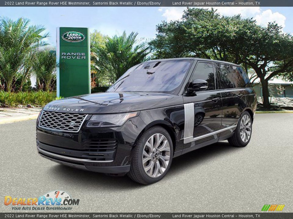 2022 Land Rover Range Rover HSE Westminster Santorini Black Metallic / Ebony/Ebony Photo #1