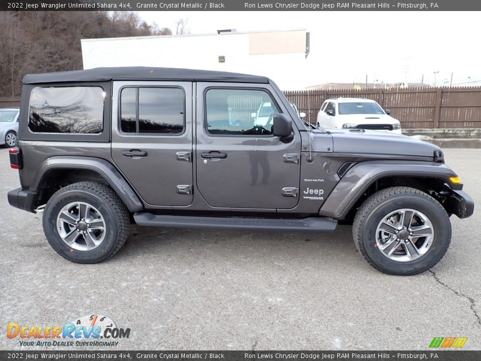 Granite Crystal Metallic 2022 Jeep Wrangler Unlimited Sahara 4x4 Photo #7