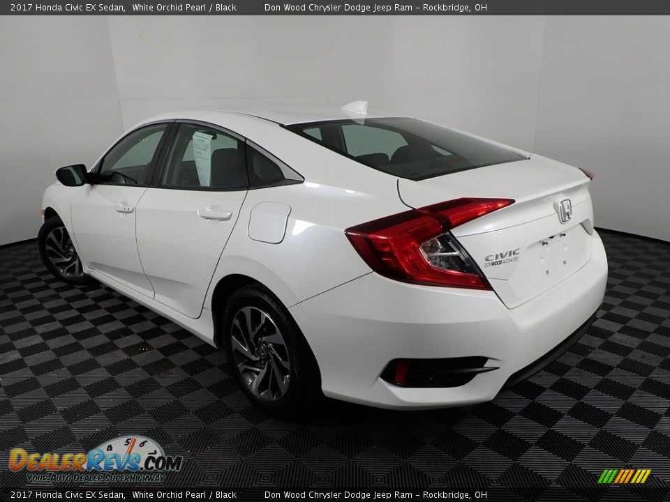 2017 Honda Civic EX Sedan White Orchid Pearl / Black Photo #12