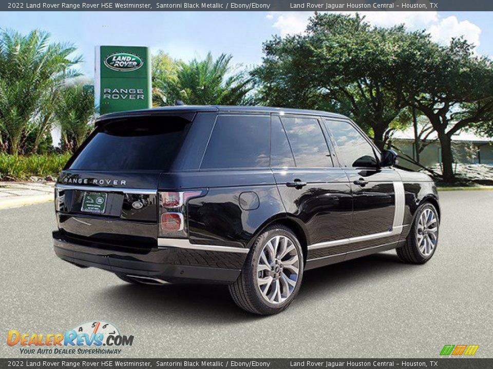 2022 Land Rover Range Rover HSE Westminster Santorini Black Metallic / Ebony/Ebony Photo #2