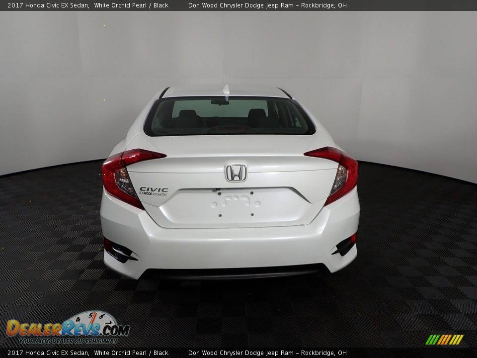 2017 Honda Civic EX Sedan White Orchid Pearl / Black Photo #13