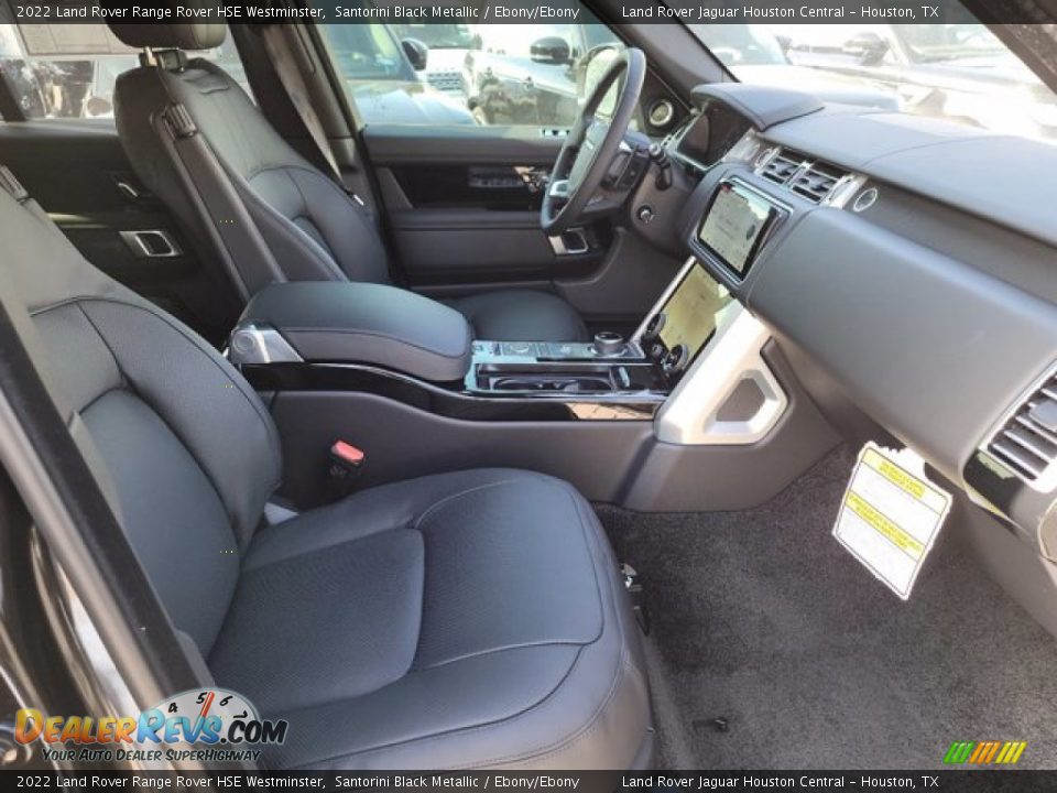 2022 Land Rover Range Rover HSE Westminster Santorini Black Metallic / Ebony/Ebony Photo #3