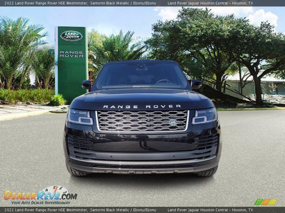 2022 Land Rover Range Rover HSE Westminster Santorini Black Metallic / Ebony/Ebony Photo #8