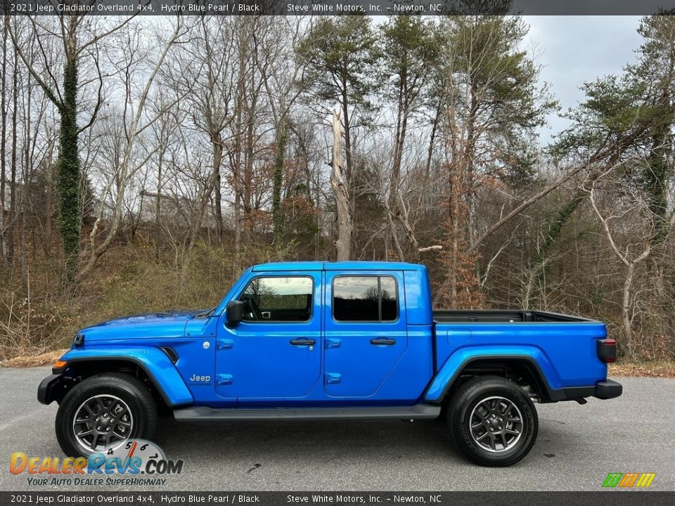 Hydro Blue Pearl 2021 Jeep Gladiator Overland 4x4 Photo #1