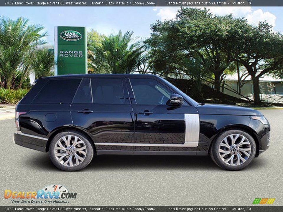 2022 Land Rover Range Rover HSE Westminster Santorini Black Metallic / Ebony/Ebony Photo #11