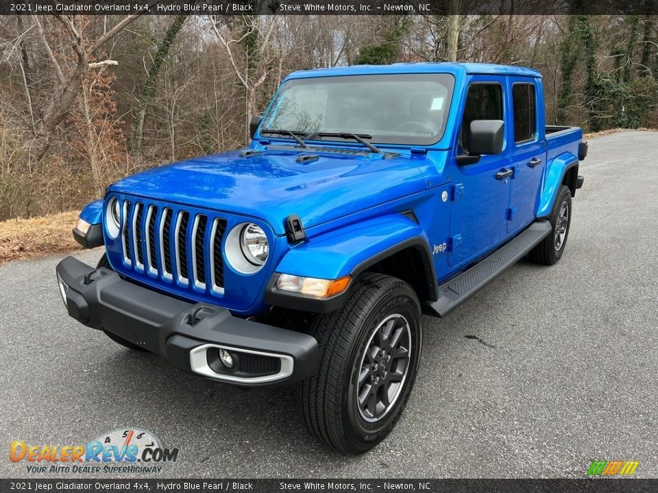 2021 Jeep Gladiator Overland 4x4 Hydro Blue Pearl / Black Photo #2