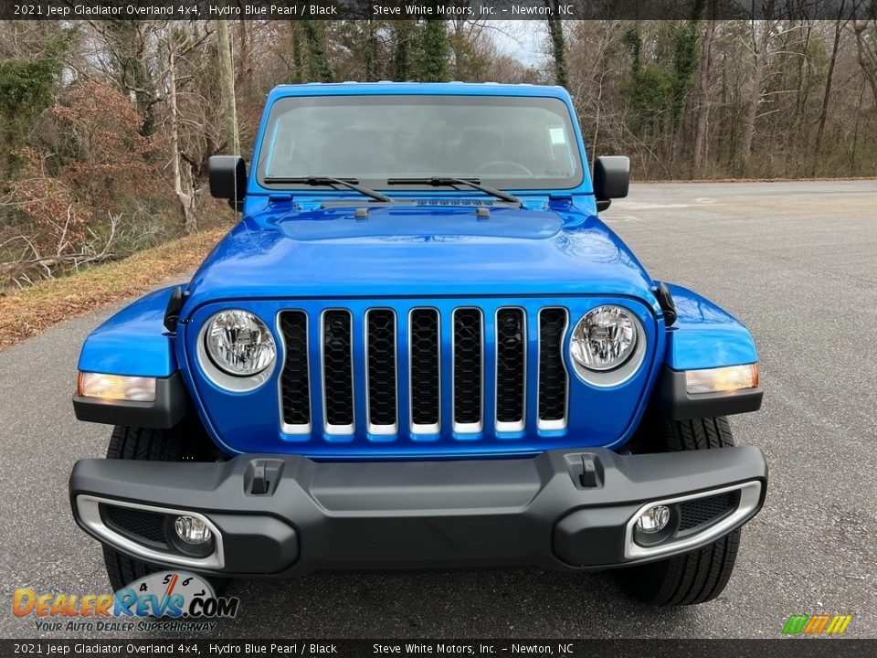 2021 Jeep Gladiator Overland 4x4 Hydro Blue Pearl / Black Photo #3