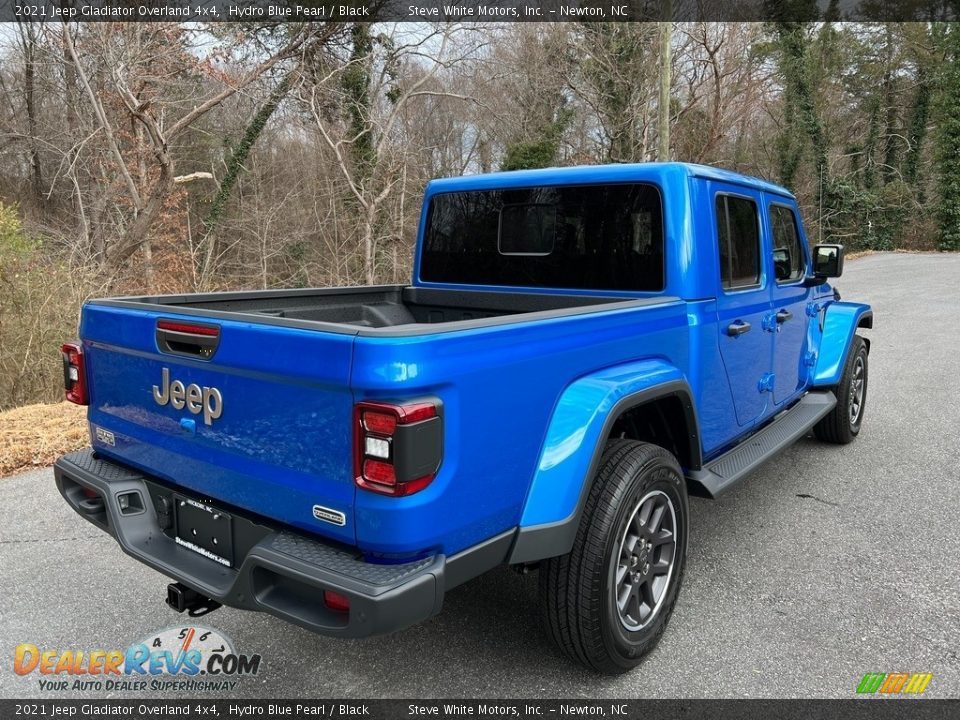 2021 Jeep Gladiator Overland 4x4 Hydro Blue Pearl / Black Photo #6