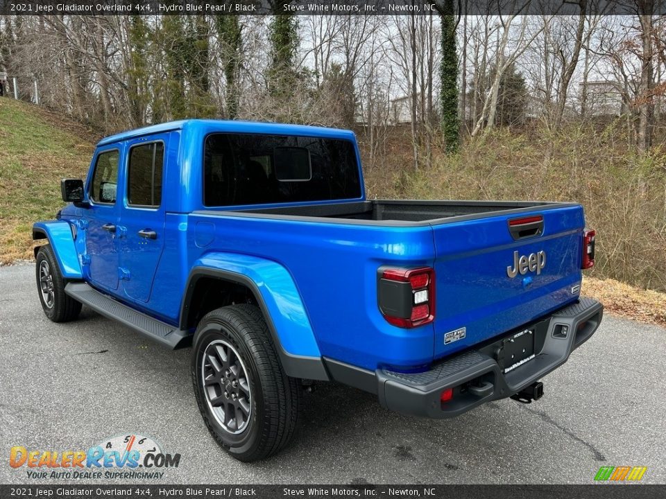 2021 Jeep Gladiator Overland 4x4 Hydro Blue Pearl / Black Photo #9