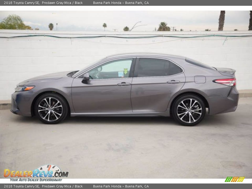 2018 Toyota Camry SE Predawn Gray Mica / Black Photo #10