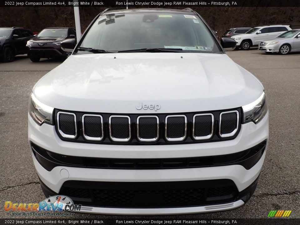 2022 Jeep Compass Limited 4x4 Bright White / Black Photo #9