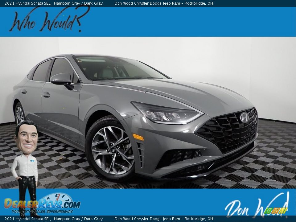 2021 Hyundai Sonata SEL Hampton Gray / Dark Gray Photo #1